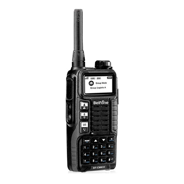 Belfone BF-CM632 public network walkie-talkie two way radio gsm transceiver gps 1000 KM -Black