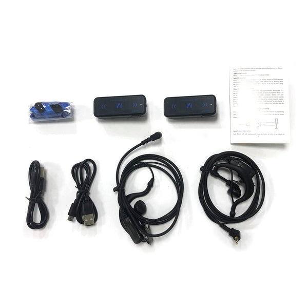 CRONY 0.5W VV-108 2PCS Handfree Walkie Talkie Mini Walkie Talkie Small Size Two Way Radio for Restaurant and Kids 800-900M