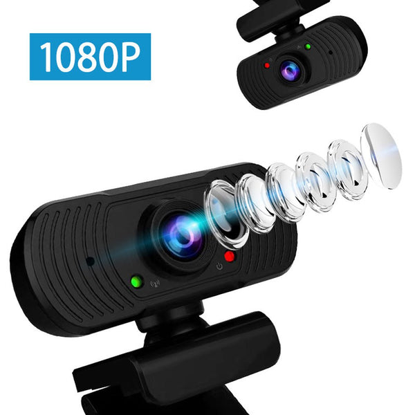 CRONY 1080P Web Cameras for Computers with Built-in Microphone - Edragonmall.com