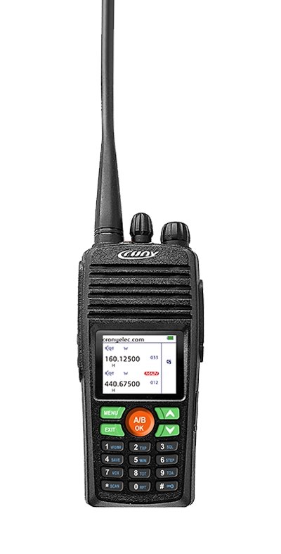 CRONY 10W DT-8188 UHF Double Segment Color screen Professional Walkie Talkies 8-20km - Edragonmall.com