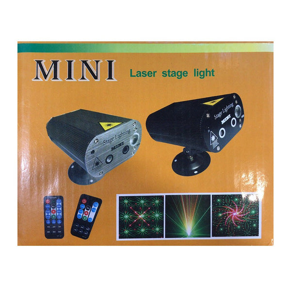 CRONY 12 patterned double holes Laser stage light Quality remote control mini stage light ,RGB laser stage light for party - Edragonmall.com