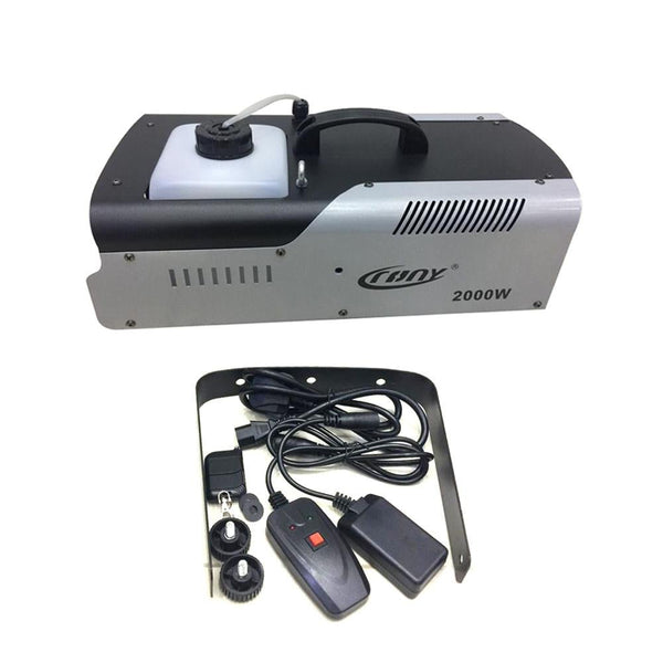 Crony 2000W fog machine, Wireless Remote Contral Fog Machine for Party Live Wedding Concert DJ Bar KTV Stage Effect - Edragonmall.com