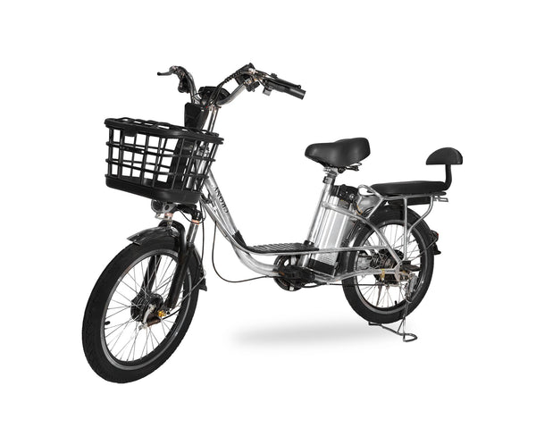 CRONY 22 Inch Ilan Princess Electric Car 350w 48v mid drive city electric bike removable lithium battery bicycle - Edragonmall.com