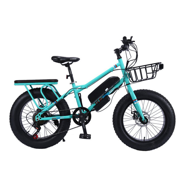 CRONY 22 inch sand electric vehicle Outdoor desert riding electric bicycle | BLUE - Edragonmall.com