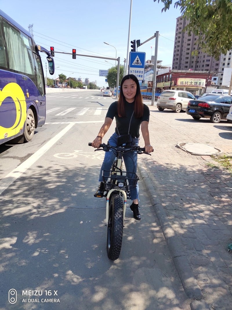 CRONY 22 inch sand electric vehicle Outdoor desert riding electric bicycle | BLUE - Edragonmall.com