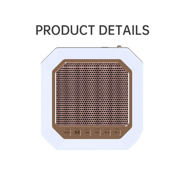 CRONY 229 SQ-303 Quran Speaker Al Quran player with App control 8GB LED Light azan Clock Touch lamp holy al quran speaker - Edragonmall.com