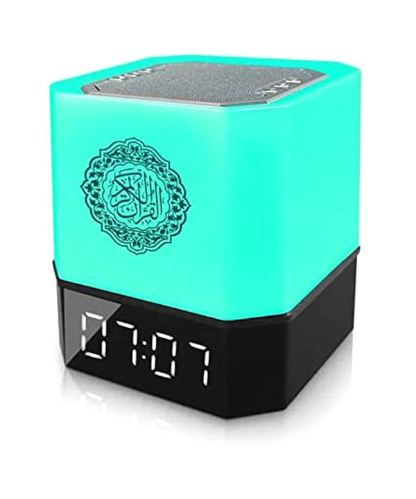 CRONY 229 TOUCH LAMP QUR'AN SPEAKER Quran Speaker Cube Touch Lamp Azan Clock JO 303