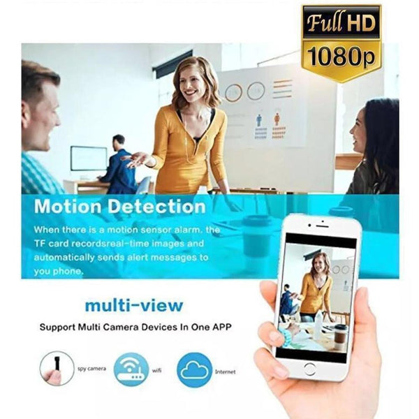 CRONY 4G W3-T Super Mini Wireless Camera Connection HD 1080P BVCAM Remote View Slot Microphone Audio Camcorder - Edragonmall.com