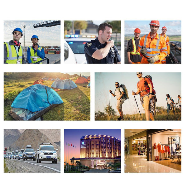 Crony 5W CN-988 Handheld Long Distance UHF/VHF Walkie Talkies Two-way Radios - Edragonmall.com