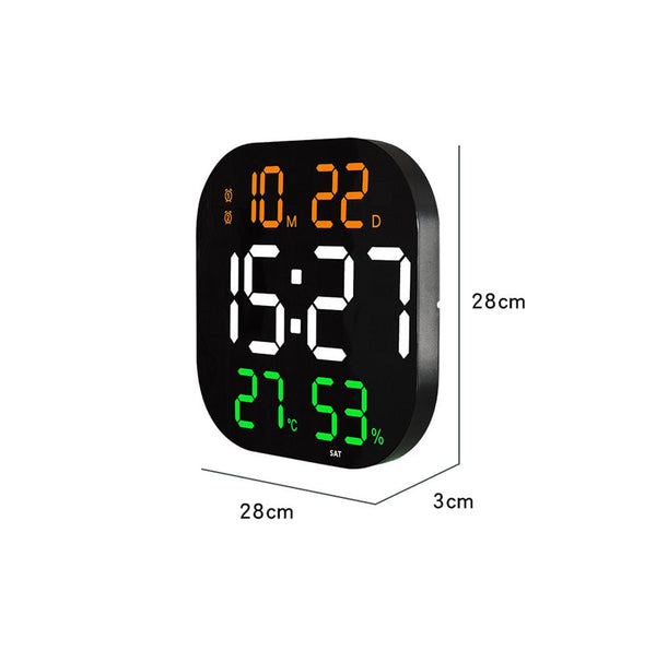 CRONY 6632 Living room countdown timer gym wall clock led acrylic decoration creative large electronic clock wall hanging - Edragonmall.com