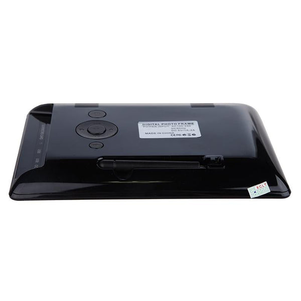 Crony 7 Inch HD Digital Photo Frame, 10GB Storage, Supports Remote Control Player Stereo MP3 Time -Black - Edragonmall.com