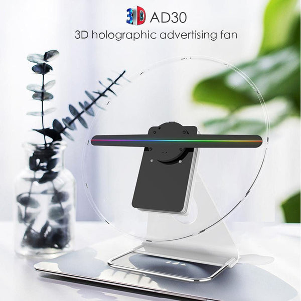 CRONY AD30 3D Hologram Fan 30cm Advertising LED display 3D Holographic Led Fan Hologram Advertising Fan for Ad LED display - Edragonmall.com
