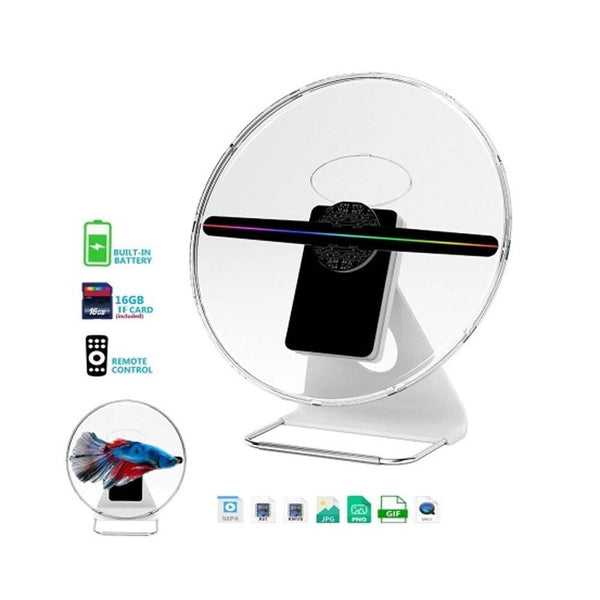CRONY AD30 3D Hologram Fan 30cm Advertising LED display 3D Holographic Led Fan Hologram Advertising Fan for Ad LED display - Edragonmall.com