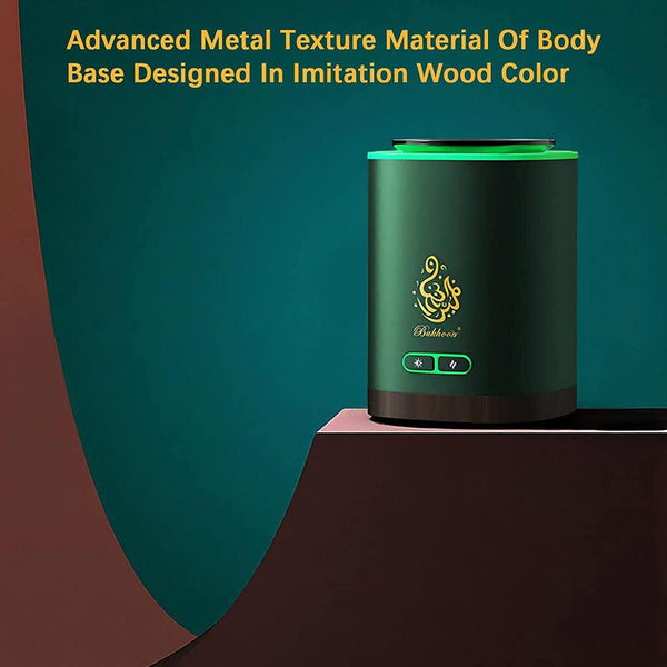CRONY B17 Quadrate With Light Bukhoor Arabian Electronic Aromatherapy Incense Burner, Rechargeable LED Portable Electric Incense Burner Aromatherapy Machine - Edragonmall.com