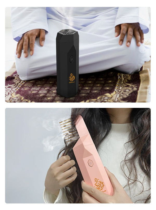 CRONY B26 Comb Bukhoor USB Portable Women Hair Bakhoor Incense Burner Dukhoon Electric Portable Incense Burner