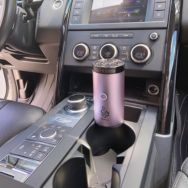 Crony B50 Car Bukhoor Usb Type-C Power Bakhoor Rechargeable | Rose gold - Edragonmall.com