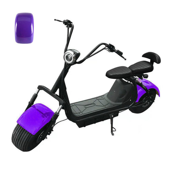 CRONY Big Harley BTSpeaker tyre Double Seat 2 wheel Electric motorcycle | Purple - Edragonmall.com