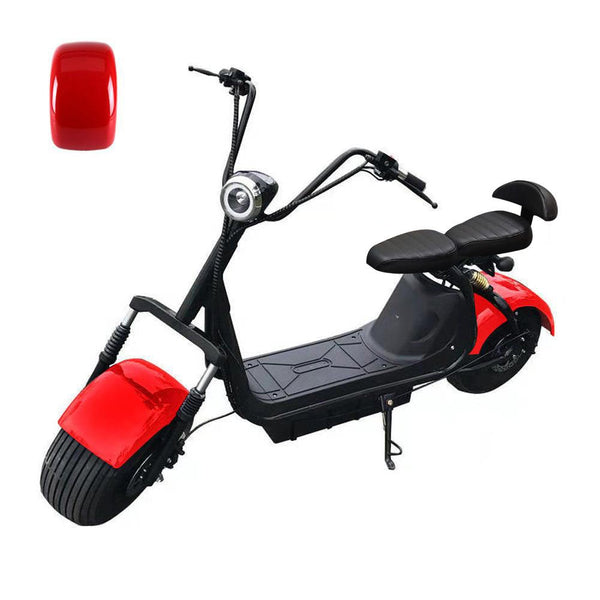 CRONY Big Harley BTSpeaker tyre Double Seat 2 wheel Electric motorcycle | Yellow - Edragonmall.com