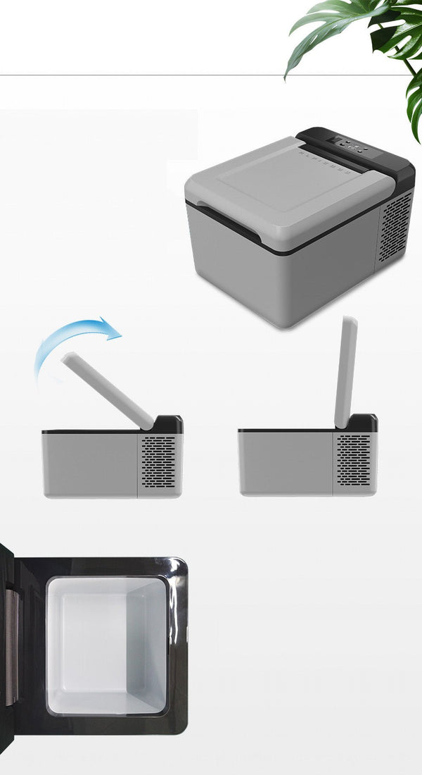 CRONY Car Refrigerator 10L Cold and Hot C10/DC/AC car cooler portable compressor small refrigerator - Edragonmall.com