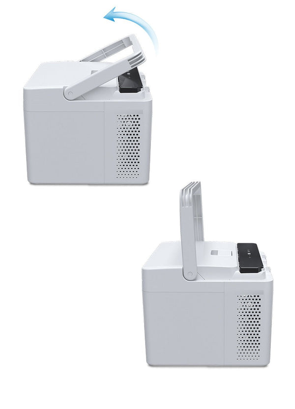 CRONY Car Refrigerator 10L Cold and Hot C10/DC/AC car cooler portable compressor small refrigerator - Edragonmall.com