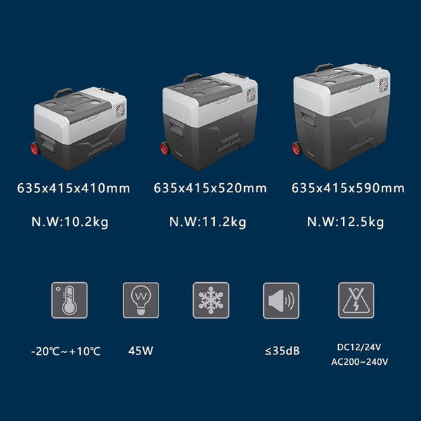 CRONY Car Refrigerator 30L CX30 ECX30 have not Lithium Battary car Cooler Camping Fridge Freezer