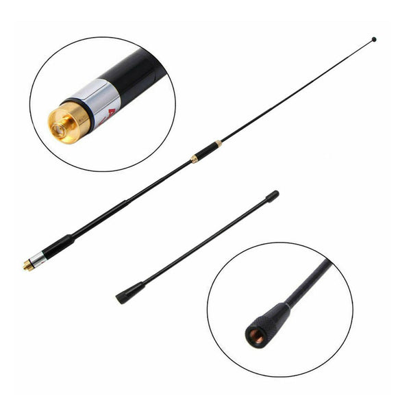 CRONY CN-800(UV)Antenna PRYME AL-800 HighGain Dual Band Extendable Antenna SMA-Female for TWO WAY RADIO
