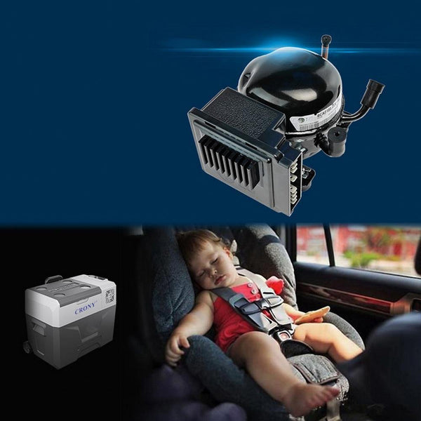 CX50/DC/AC Car Refrigerator With Drawbar 50L Truck Portable Freezer Cooler no battery