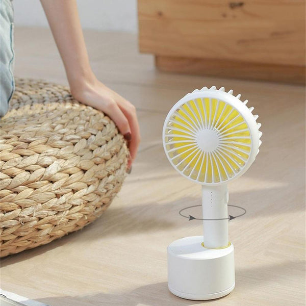 Crony Desktop remote fan Handheld Fan Portable Desktop remote fan Mini Hand Held Fan with USB Rechargeable Battery - Edragonmall.com