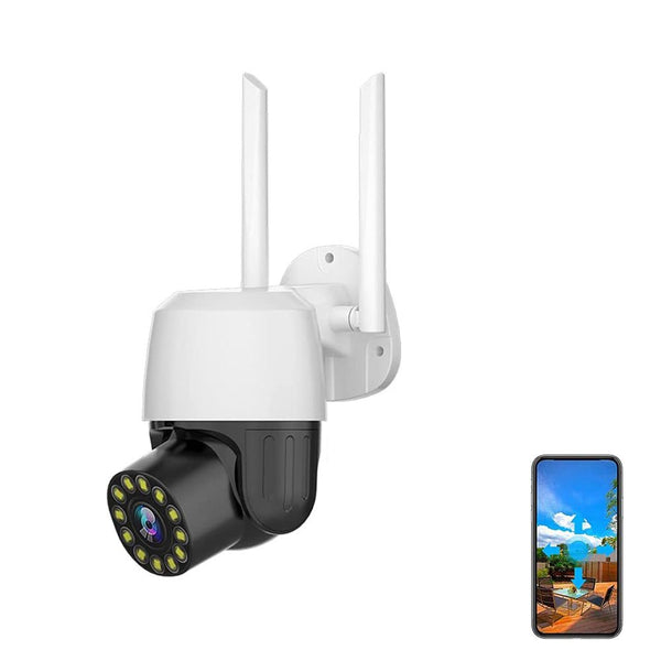 CRONY EC131 Full color night vision 1.5 inch ball machines 4X Camera WiFi Camera AI Human Detection Audio 1080P Wireless Security CCTV Cameras - Edragonmall.com