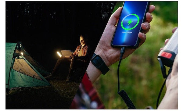 CRONY ES-L01 Solar Camping light outdoor portable Lightweight camping vintage lantern rechargeable battery camping solar light - Edragonmall.com