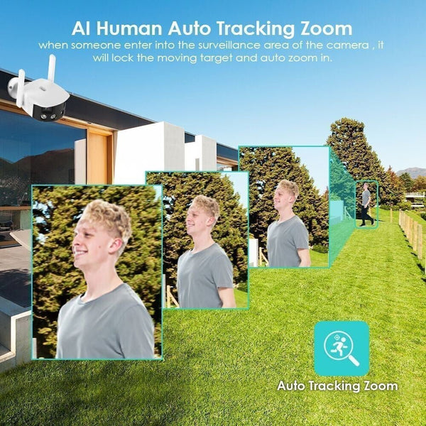 CRONY EW WIFI 4MP(ICsee APP)Binocular ultra wide Angle Camera 4K 8MP Camera Ultra-Wide Angle Dual Lens 180° Panorama two way audio - Edragonmall.com