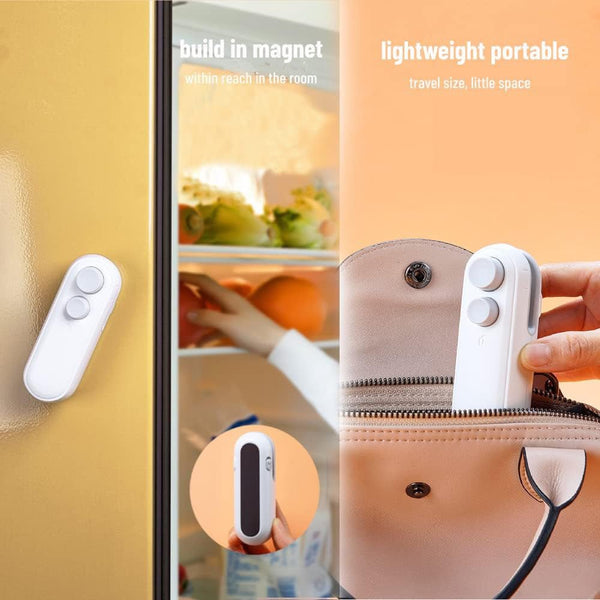 CRONY F2 Dual purpose mini sealer Mini Bag Sealer 2 in 1 Seal Cutter Heat Sealers USB Charging Portable Bag Resealer - Edragonmall.com