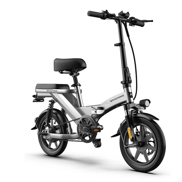 CRONY F3 Electric Folding Bike 14 inch folding electric bicycle mini battery car small electric car instead of lithium battery