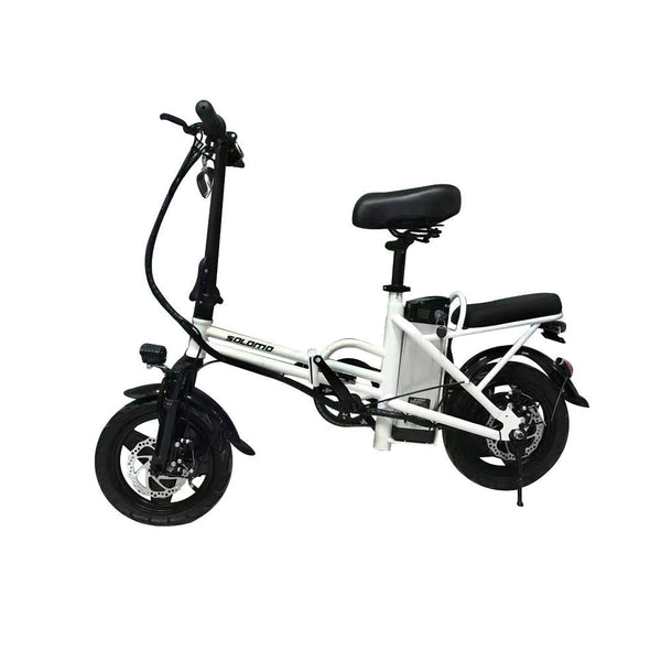 CRONY F6 Electric Folding Bike 14 inch folding electric bicycle mini battery car small electric car instead of lithium battery