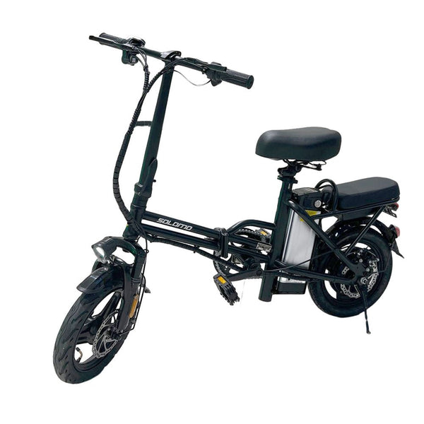 CRONY F6 Electric Folding Bike 14 inch folding electric bicycle mini battery car small electric car instead of lithium battery