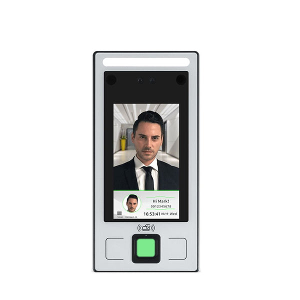 CRONY FC-8143T Face And Fingerprint Attendance Fingerprint Remote Door App to Open The Door Software Management Time - Edragonmall.com