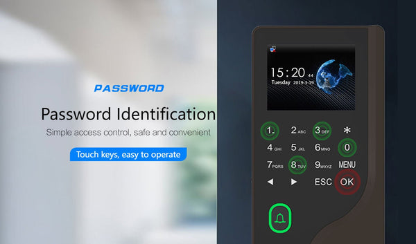 CRONY FC-B104 Fingerprint Attendance Fingerprint Remote Door App to Open The Door Software Management Time Recording Attendance Machine - Edragonmall.com