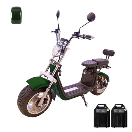 CRONY G-029 High-Speed Harley Electric Scooter – 3000W Motor, 60V Dual Battery, 80 KM/H Speed, Dual Seat, Hydraulic Suspension, Fat Tires, LED Lights, Key Start, 200KG Load Capacity & 30° Climb Power
