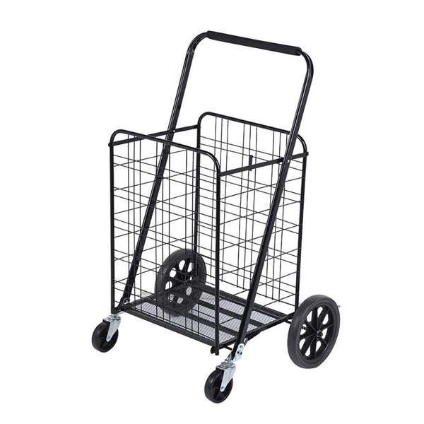 CRONY High quality Big shoping trolley Household portable Foldable Shopping Trolley on Wheels