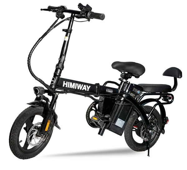 CRONY HIMI 14 inch Electric Folding Bike SOLOMO 350W 48V 10AH 40KM/H E-Bike Road Electromobile Mobility Bicycle Cycling - Edragonmall.com