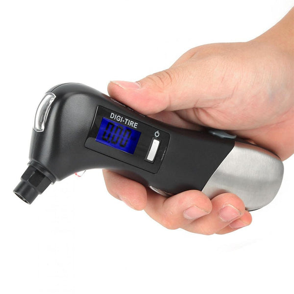 CRONY JZ-405C Tire Pressure Measuring Mini LED Flashlight Torch Multifunction Emergency lamp