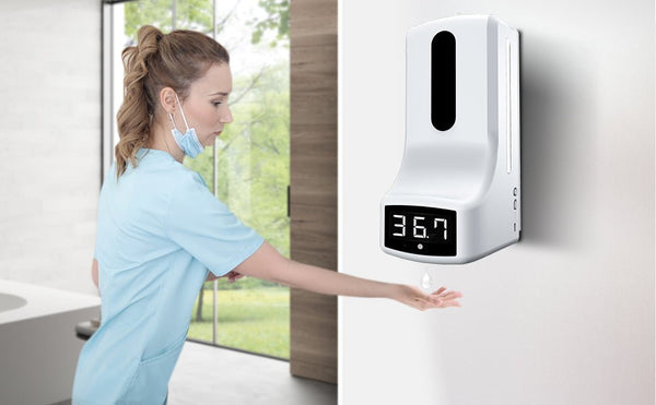 CRONY K9 Display Automatic Hand Small Sanitizer Dispenser with Temperature Sensor Recongnition - Edragonmall.com