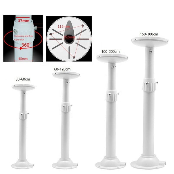 CRONY L-type 32CM Hemisphere Stand I-type 20CM Hemisphere Stand I-type 30-60CM Retractable hemisphere Stand Lengthened Hoisting Telescopic Holder CCTV Camera Stand - Edragonmall.com