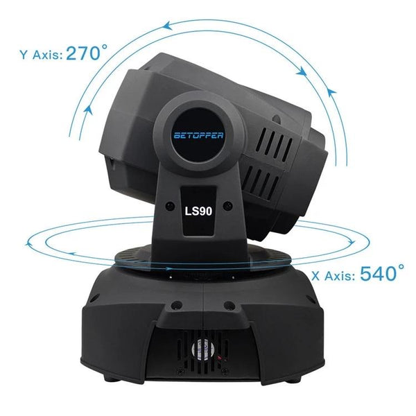 Crony LS90 90W LED Moving Head Light LED Spot Stage Lighting DJ Disco Club Light - Edragonmall.com