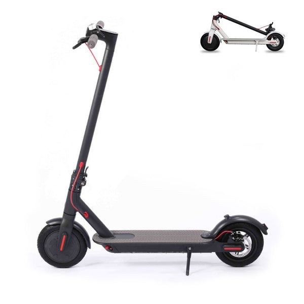 CRONY M365 Scooter with APP-Jipu Electric Scooter Aluminium Alloy Folded 8.5 Inch tires | Dark grey