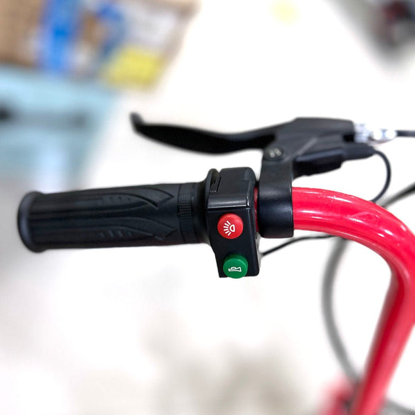 CRONY Mini Harley Dual Seat +Double Seat Two Wheels 36V 8A Lithium Battery Electric Electric motorcycle | Red - Edragonmall.com