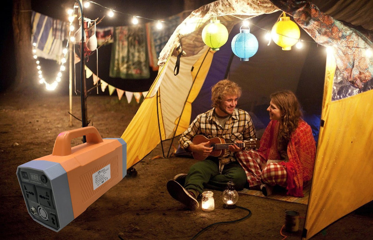 Crony Multi-function K300 Portable Power Station 100W With Jump Starter For Camping Battery | Orange