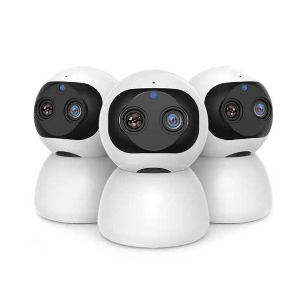 CRONY NIP-28 carecam PRO APP dual camera zoom, high-definition night vision smart home surveillance camera wifi mobile phone remote control - Edragonmall.com
