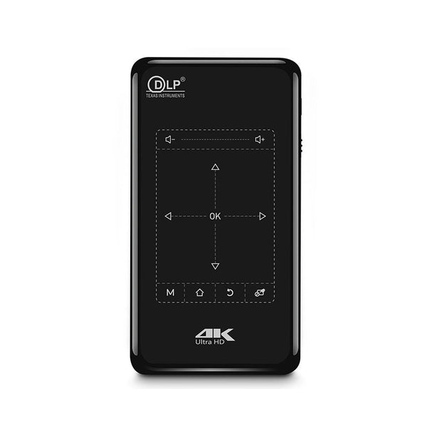CRONY P09-11 Projector Android 9.0 OS 3D Smart Mini Finger Touch Projector