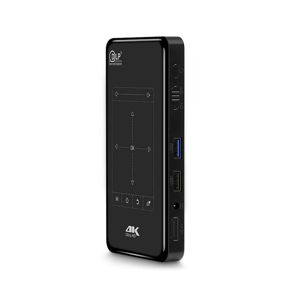 CRONY P09-11 Projector Android 9.0 OS 3D Smart Mini Finger Touch Projector